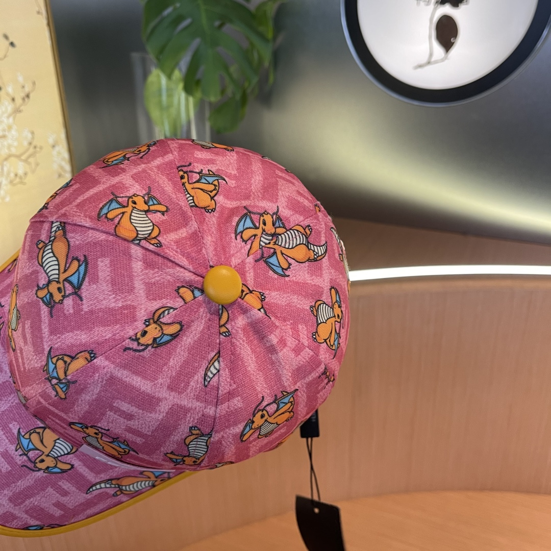  Fendi（芬迪）新款原单棒球帽， 专柜热卖款，复古双F提花口碑极佳，11开模订制，轻盈透气！质量超赞