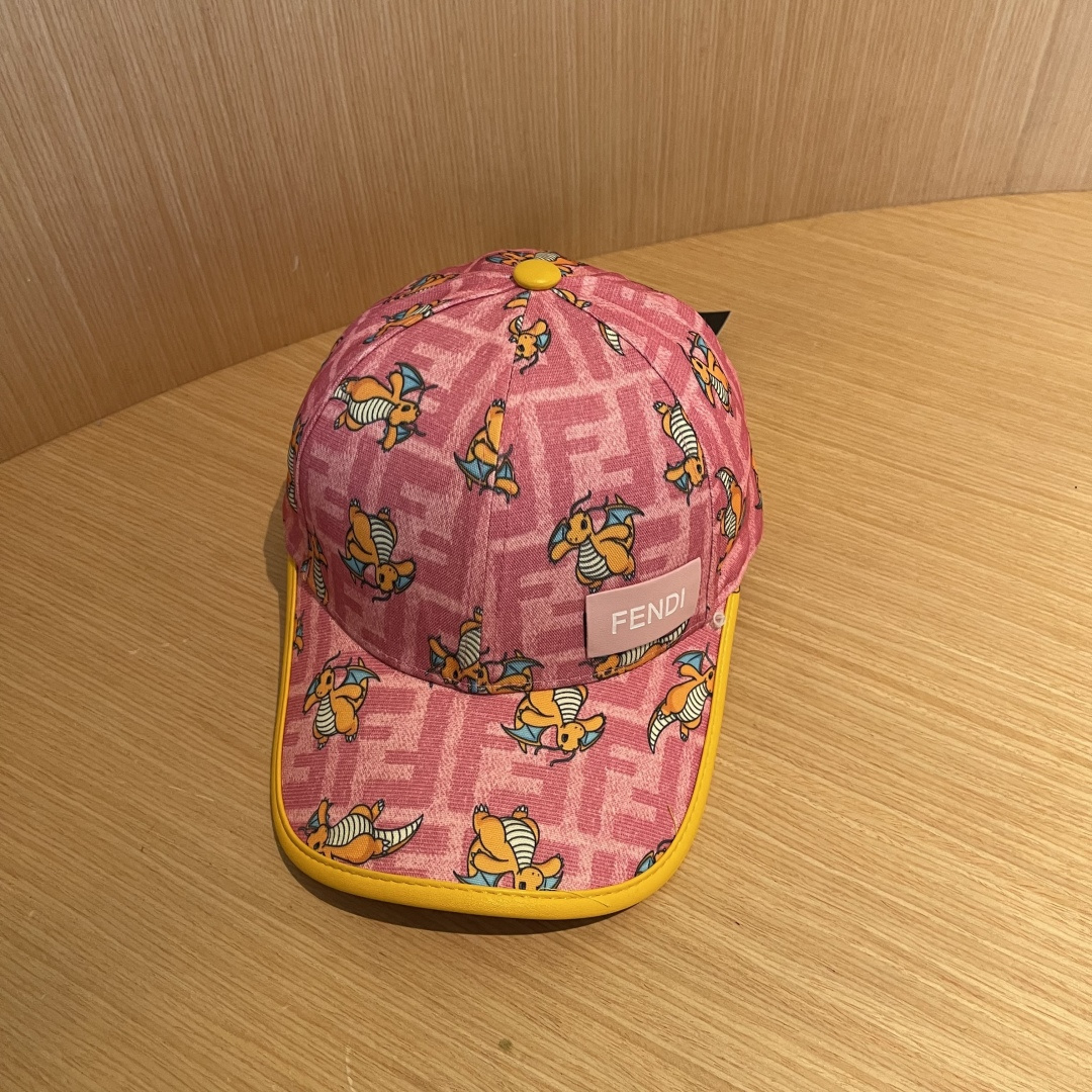  Fendi（芬迪）新款原单棒球帽， 专柜热卖款，复古双F提花口碑极佳，11开模订制，轻盈透气！质量超赞