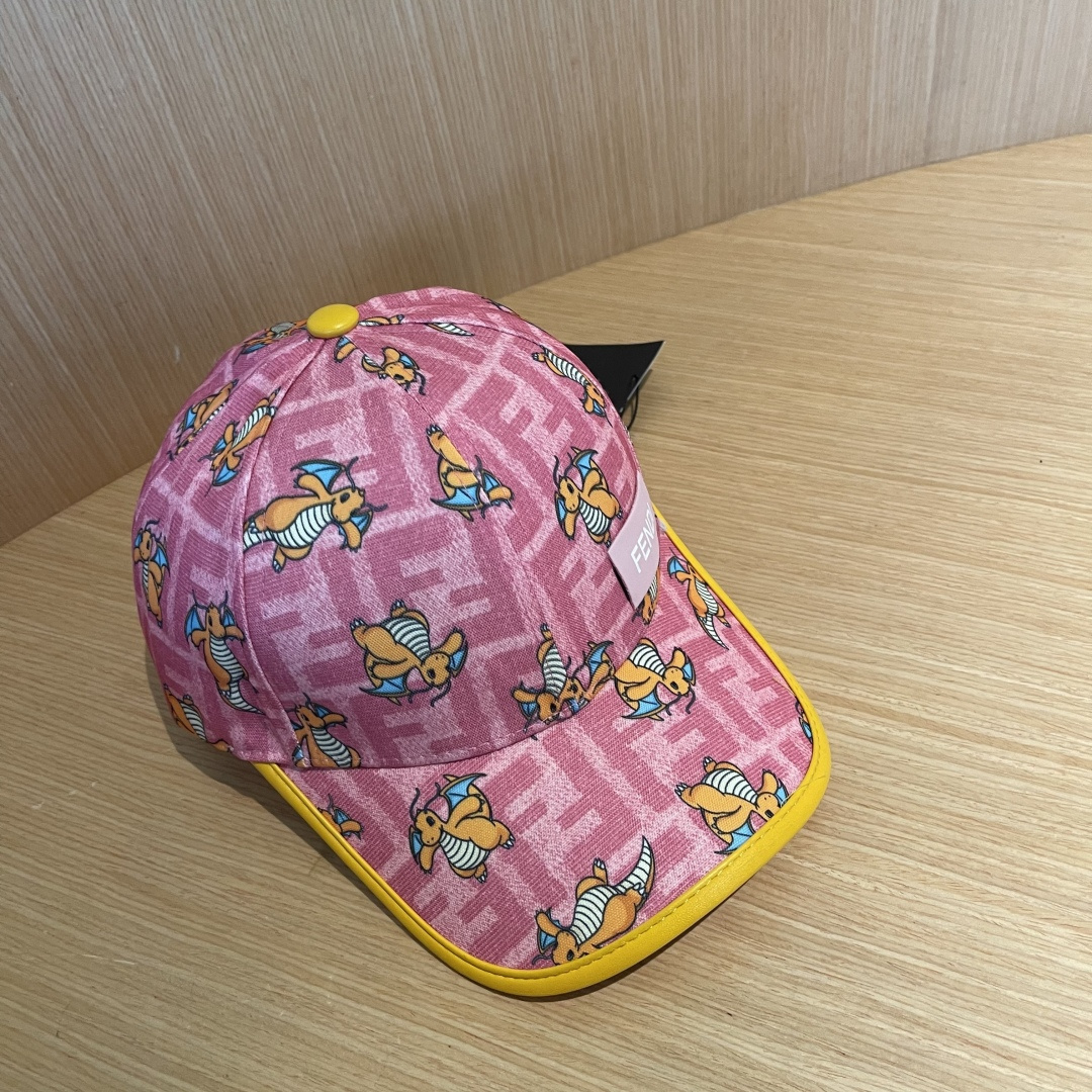  Fendi（芬迪）新款原单棒球帽， 专柜热卖款，复古双F提花口碑极佳，11开模订制，轻盈透气！质量超赞