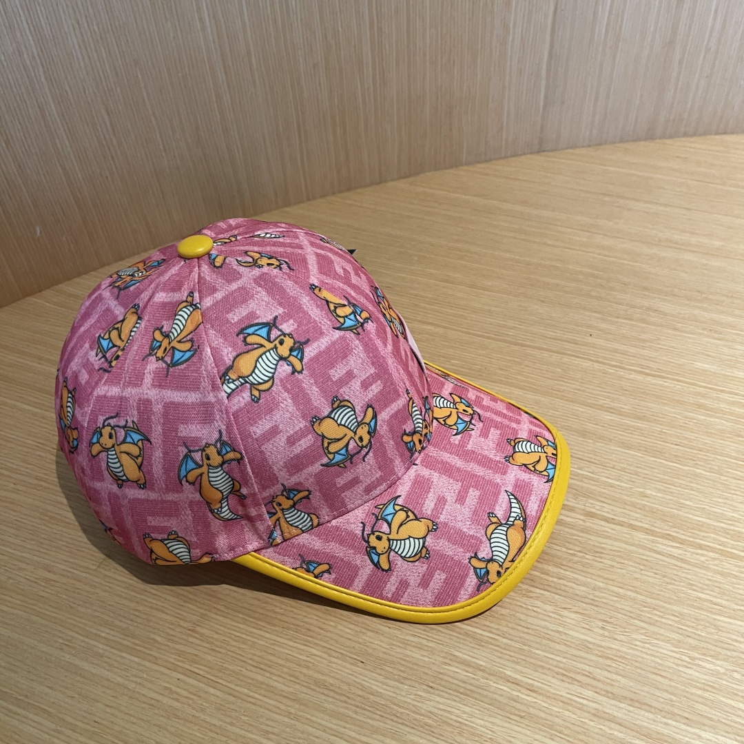  Fendi（芬迪）新款原单棒球帽， 专柜热卖款，复古双F提花口碑极佳，11开模订制，轻盈透气！质量超赞