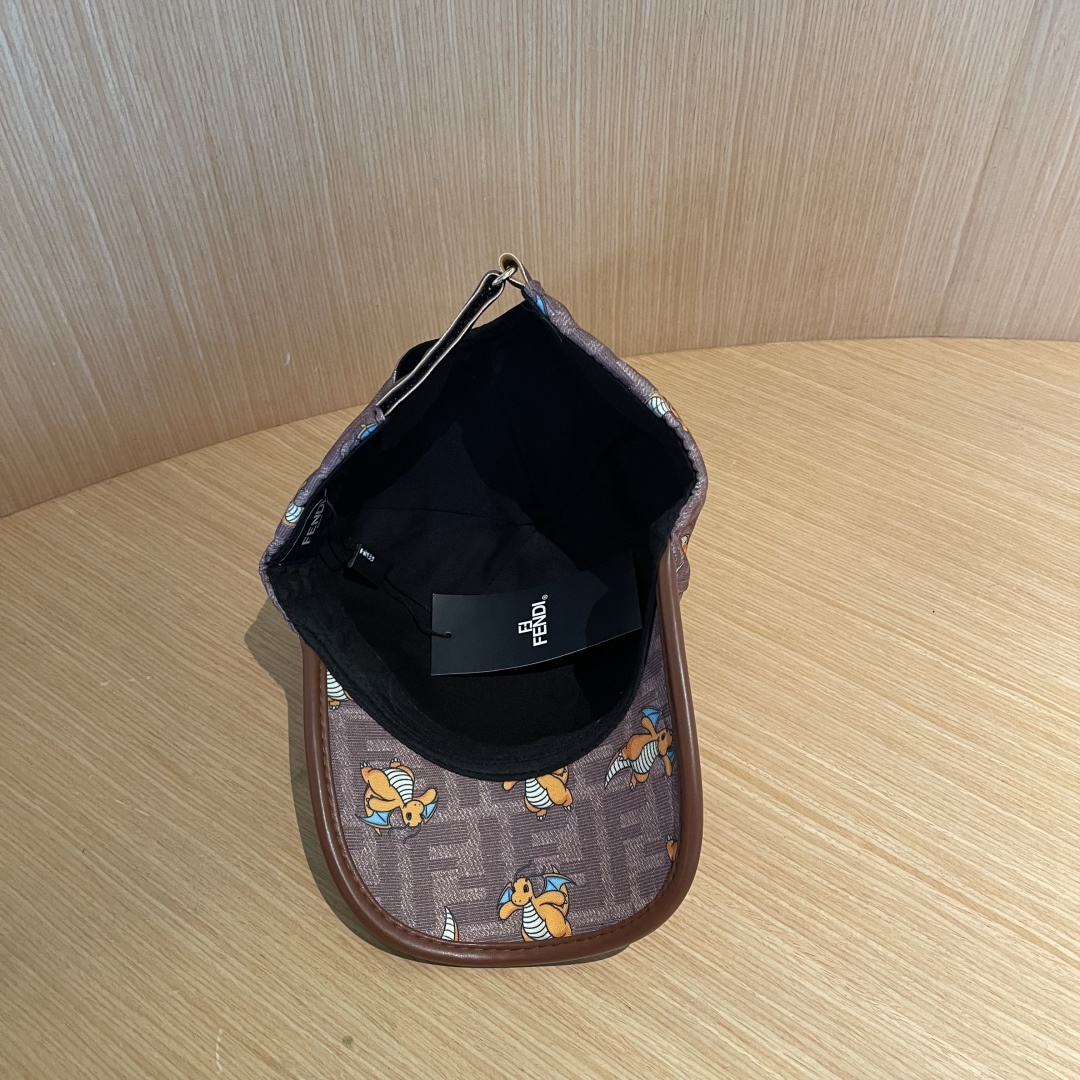  Fendi（芬迪）新款原单棒球帽， 专柜热卖款，复古双F提花口碑极佳，11开模订制，轻盈透气！质量超赞