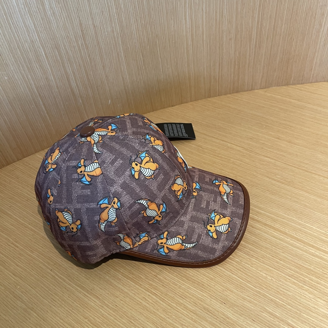  Fendi（芬迪）新款原单棒球帽， 专柜热卖款，复古双F提花口碑极佳，11开模订制，轻盈透气！质量超赞