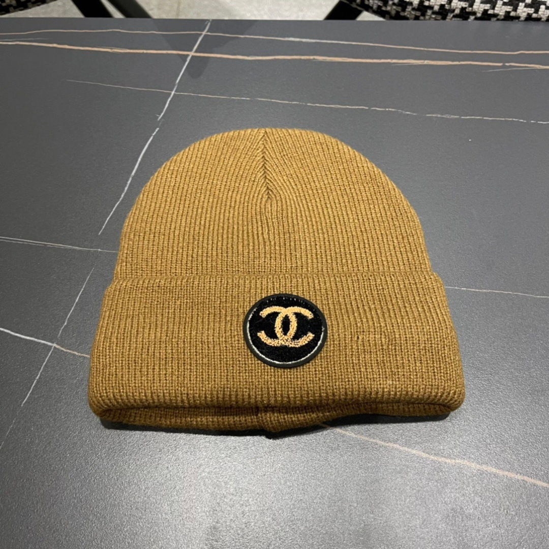 Chanel香奈儿秋冬网红时尚毛线帽，小红书爆款，手感超柔软舒适的针织线帽，