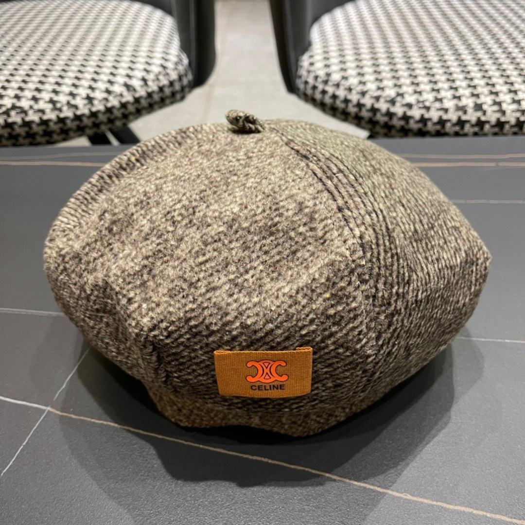 NO:219084,Celine Celine's new order beret, imported material is straight and stretched, overall cheerful and bookish, special-adjustment hat, small hat, fisherman's hat, baseball hat, knit hat, hat, celine, celine, espadrilles, hats19860909Celine 赛琳早秋新订单款贝雷帽 进口材质笔挺舒展 整体爽朗有书卷气 特调帽型显脸小帽子渔夫帽棒球帽针织帽,帽子,celine,celine,espadrilles,hats,hat