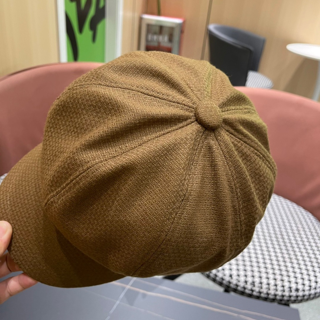 Chanel2024香奈儿早秋款贝雷帽百搭可爱蓓蕾帽子女生韩版