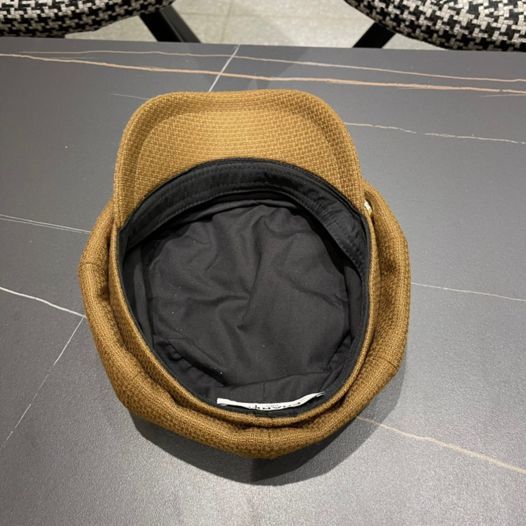 Chanel2024香奈儿早秋款贝雷帽百搭可爱蓓蕾帽子女生韩版