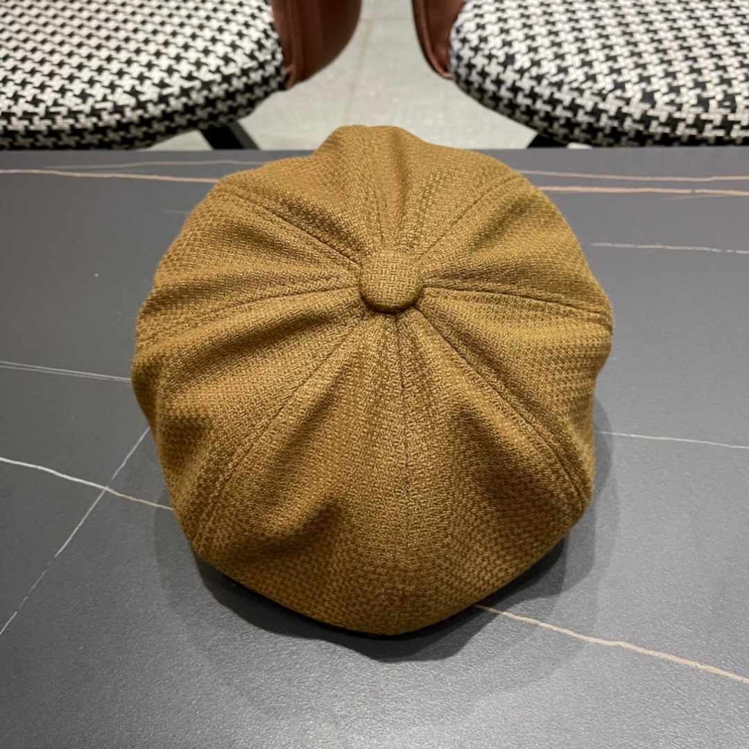 Chanel2024香奈儿早秋款贝雷帽百搭可爱蓓蕾帽子女生韩版