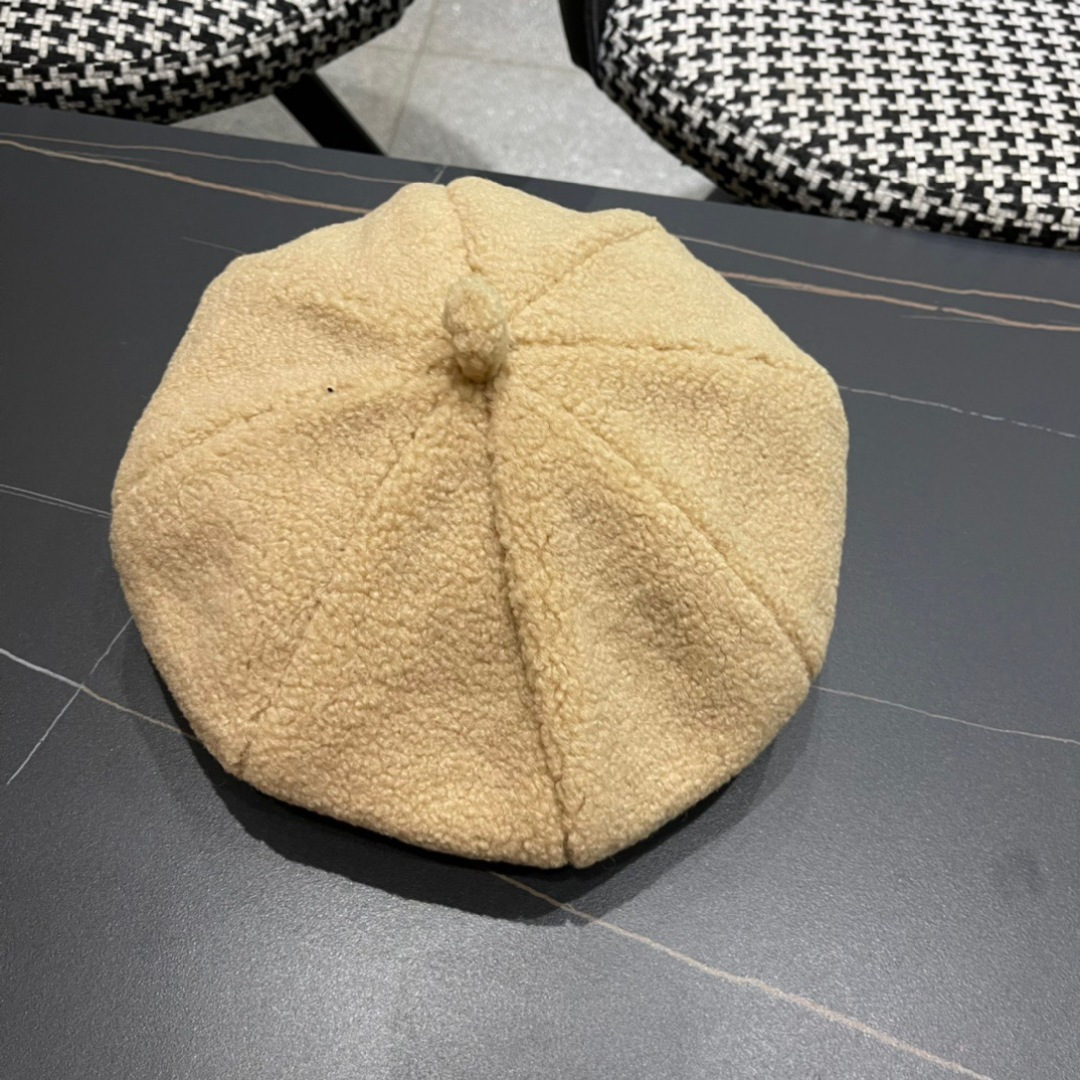 Moncler蒙口贝雷帽秋季新款女潮ins网红时尚画家帽子女