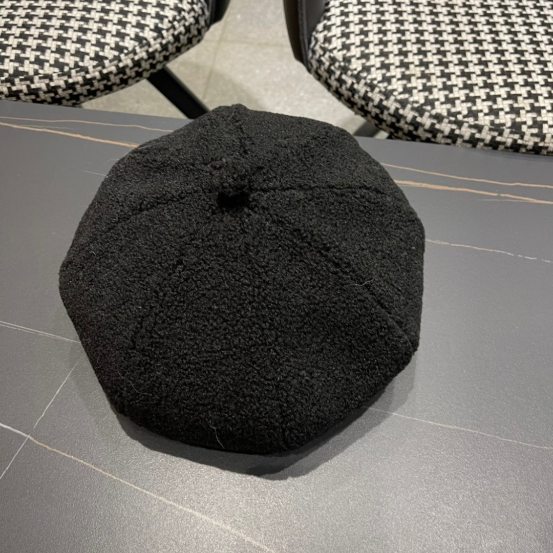 Moncler蒙口贝雷帽秋季新款女潮ins网红时尚画家帽子女