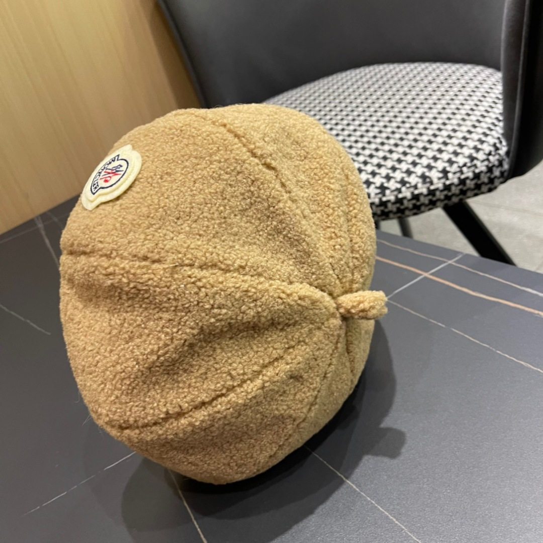 Moncler蒙口贝雷帽秋季新款女潮ins网红时尚画家帽子女