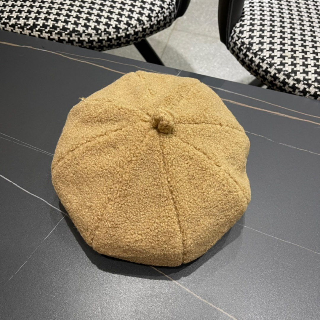 Moncler蒙口贝雷帽秋季新款女潮ins网红时尚画家帽子女