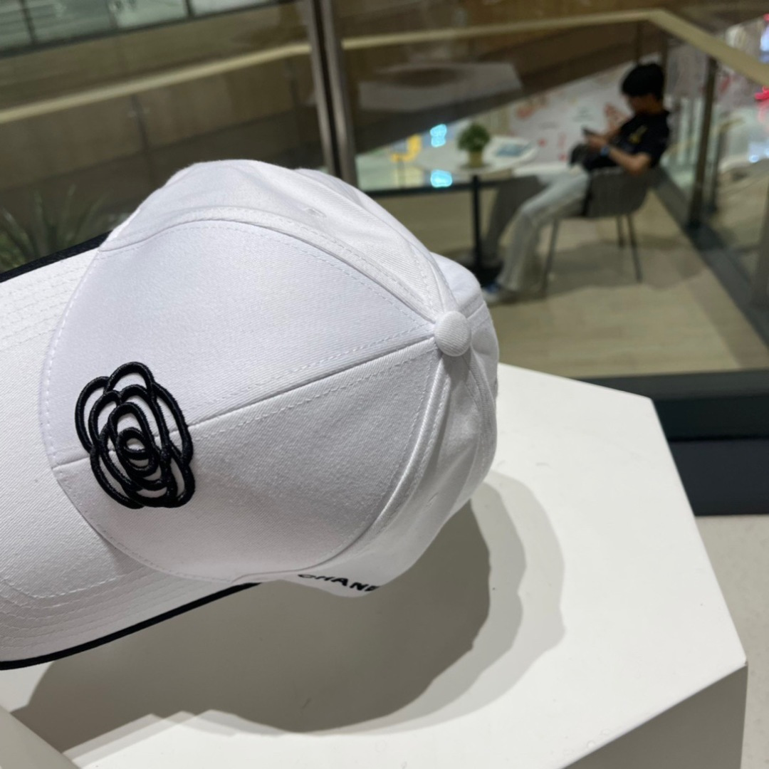 Chanel香奈儿新款棒球帽，夏款鸭舌帽，网状风格独特设计，单色 头围57cm