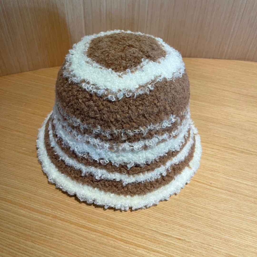 GUCCI古奇拼色渔夫帽2024秋冬新款女显脸小保暖帽