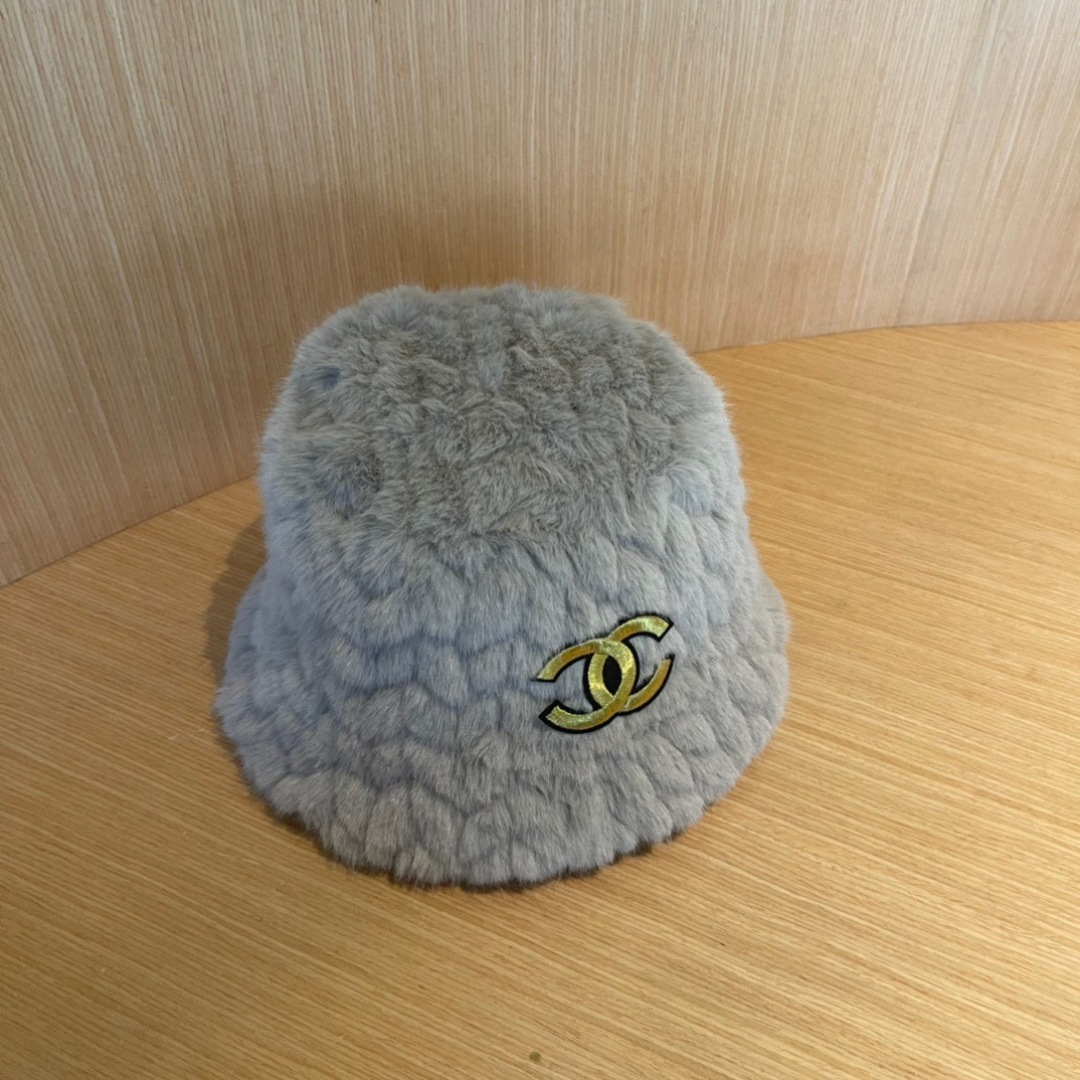 Chanel香奈儿 2024秋冬款渔夫帽毛绒保暖韩版百搭显脸小