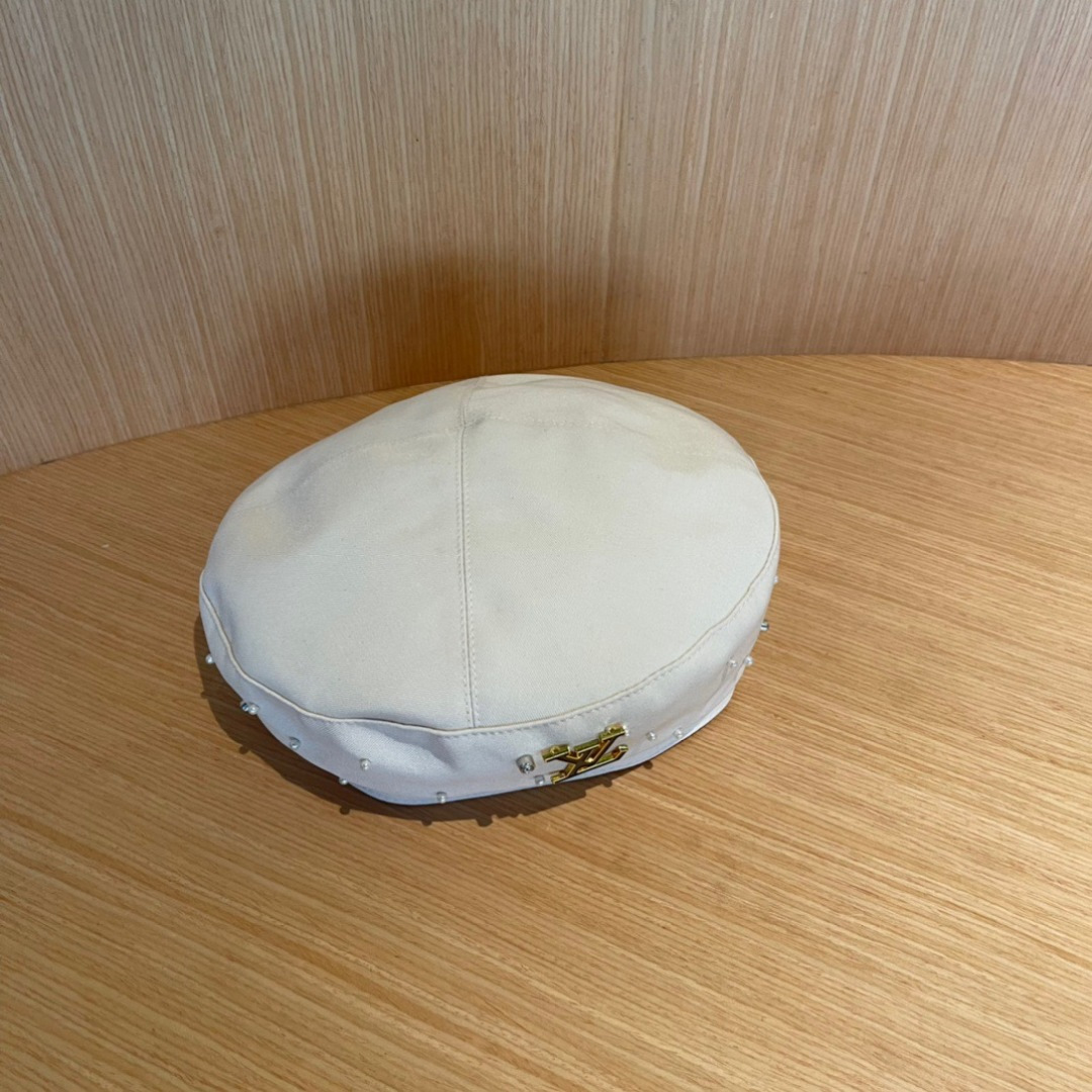 路易威登lv2024新款贝雷帽女秋冬显脸小南瓜帽春秋冬百搭