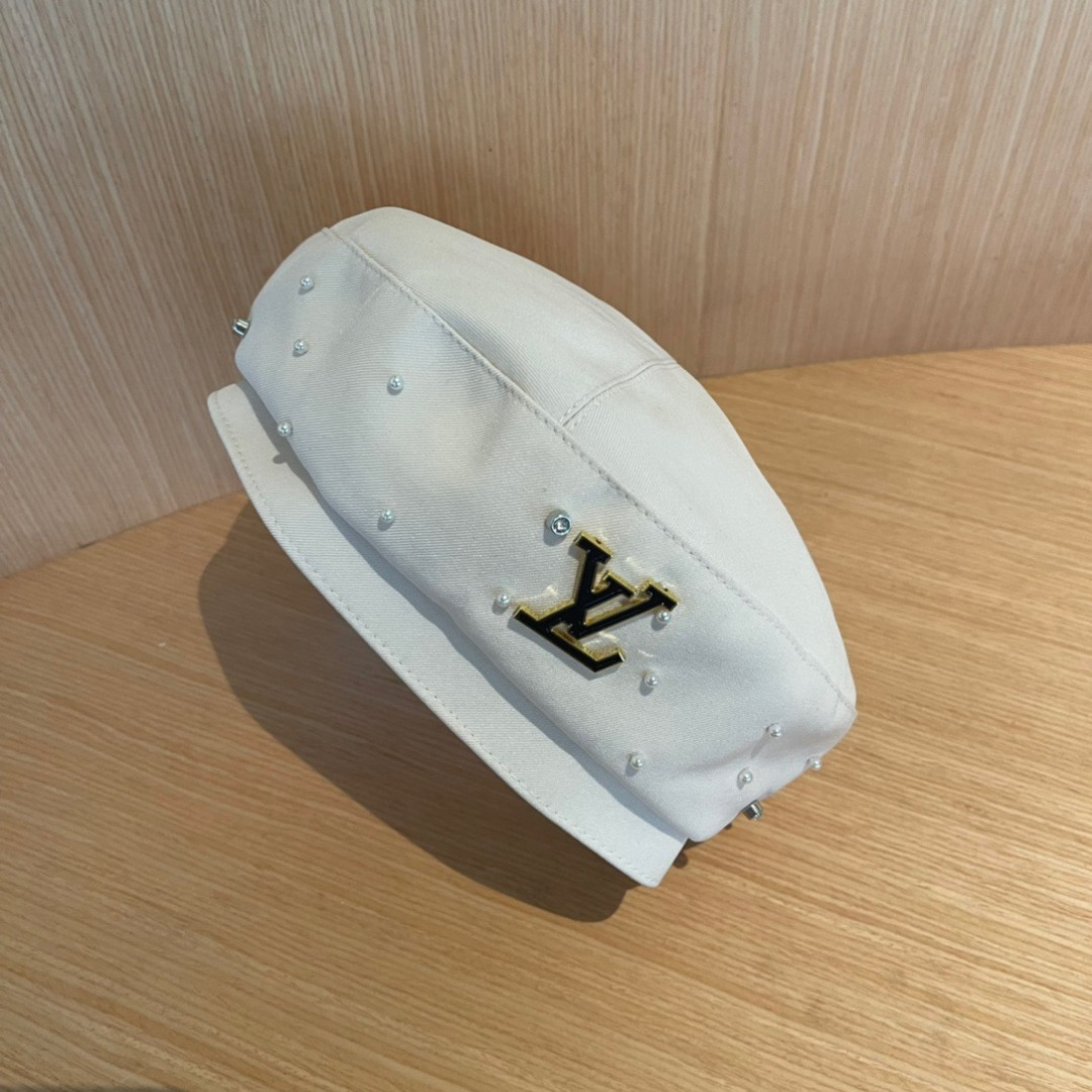 路易威登lv2024新款贝雷帽女秋冬显脸小南瓜帽春秋冬百搭