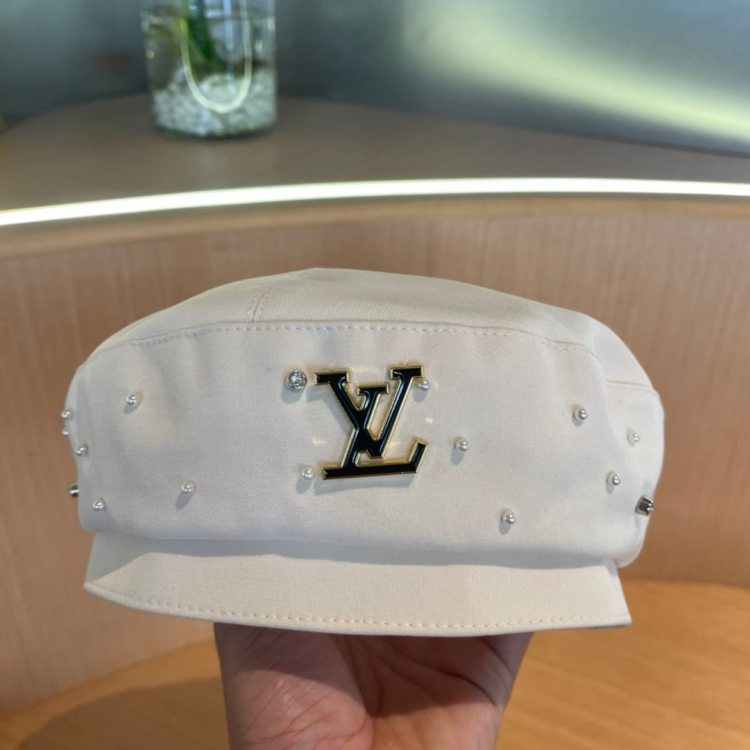 路易威登lv2024新款贝雷帽女秋冬显脸小南瓜帽春秋冬百搭