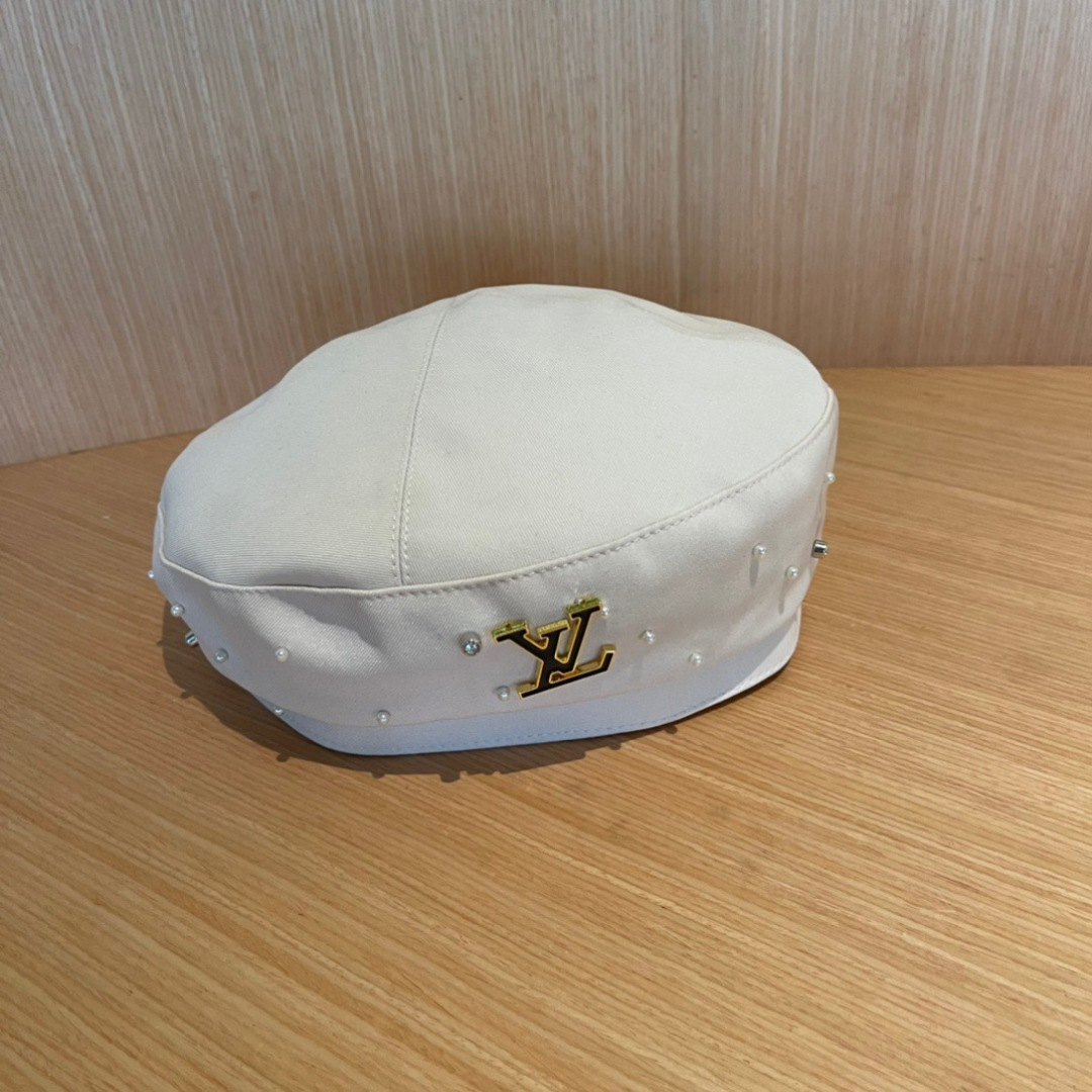 路易威登lv2024新款贝雷帽女秋冬显脸小南瓜帽春秋冬百搭