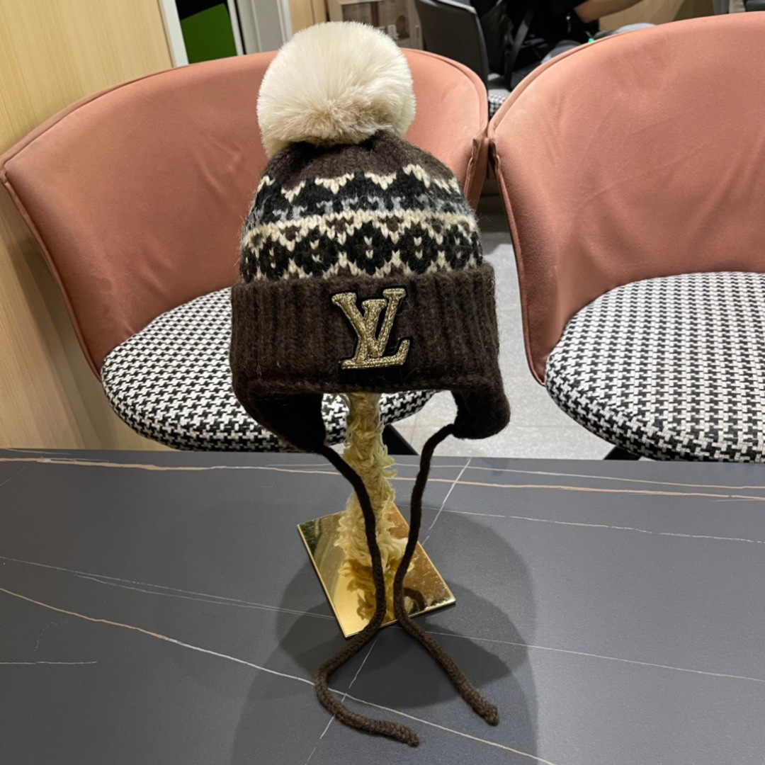 NO:222175,Hat Fisherman's hat Baseball hat Knitted hat Louis Vuitton autumn and winter counter knitted wool warm ear protection hat, versatile style super hot custom made balls with first-class texture. Pictures are real shots, welcome to show off your face and make it look good!  ,hats,louis vuitton,louis vuitton,espadrilles,hats19860909帽子渔夫帽棒球帽针织帽 LouisVuitton路易威登秋冬专柜针织毛线保暖护耳帽,百搭款超火爆 定制超毛球质感一流 图片实拍,欢迎比较显脸小出街超好搭配！,帽子,louis vuitton,louis vuitton,espadrilles,hats,hat