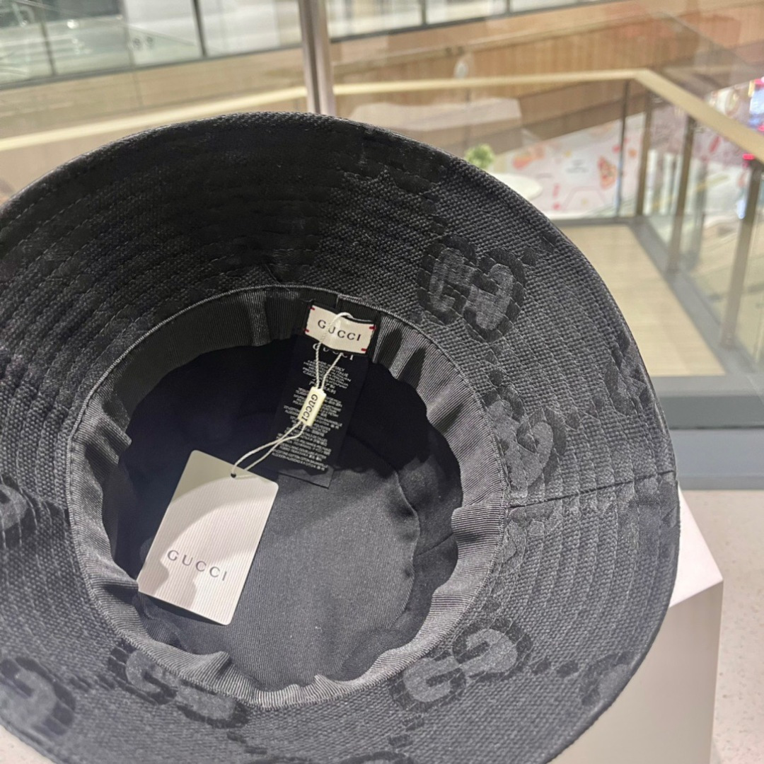  GUCCI  古奇 2023新款韩版原单可爱小熊熊渔夫帽🧢高品质，休闲风格，低調奢華，超级时尚的颜色，