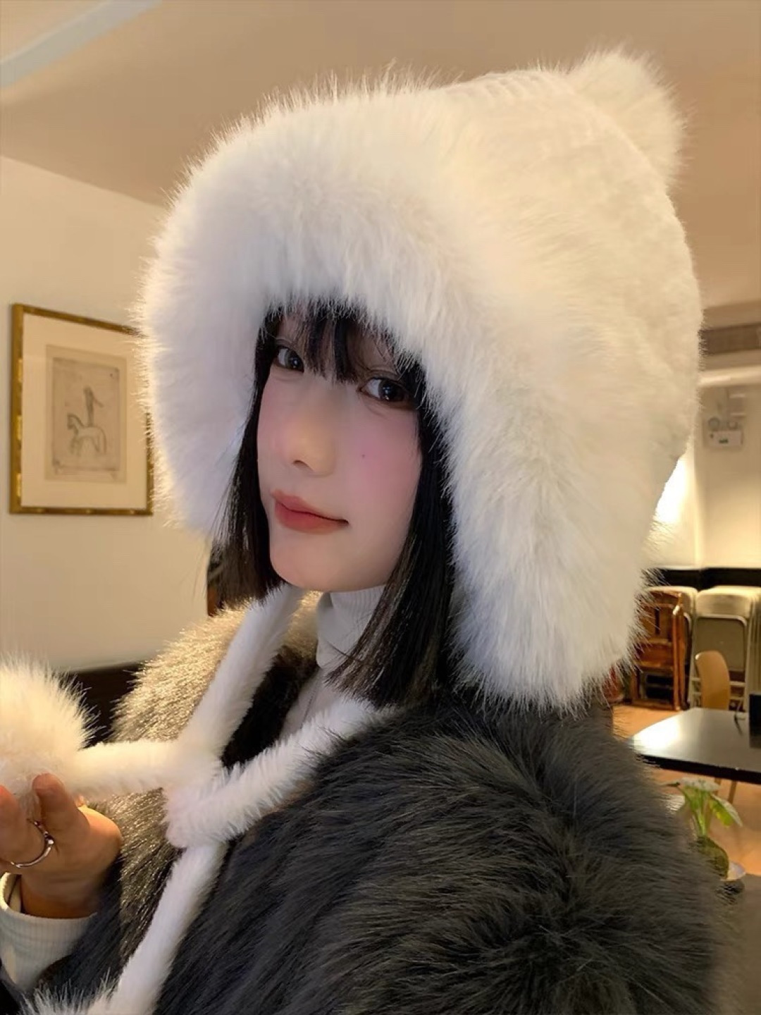 NO:222156,Hat Fisherman's hat Baseball hat Knitted hat DIOR Korean version color plush side fisherman's hat for women in autumn and winter warm face showing small outdoor versatile knitted wool ear protection hat, hat, dior, dior, espadrilles, hats19860909帽子渔夫帽棒球帽针织帽 DIOR迪奥韩版彩色毛绒边渔夫帽女秋冬季保暖显脸小户外百搭针织毛线护耳帽,帽子,dior,dior,espadrilles,hats,hat