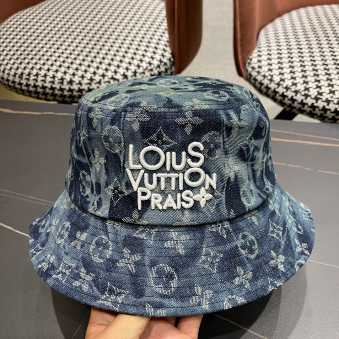  LV路易威登度阳牛仔渔夫帽，非常经典的经典出门必备，非常显脸小