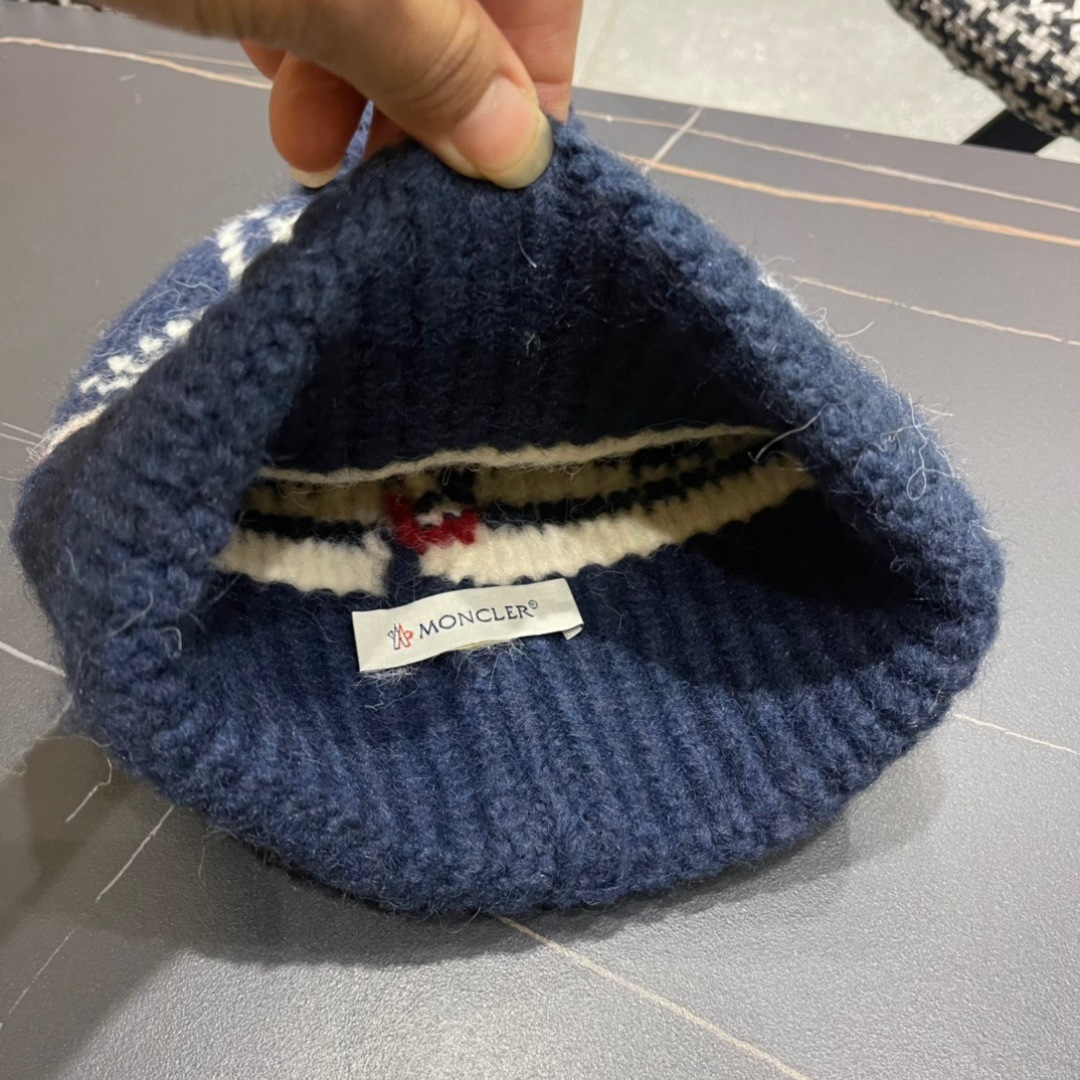   【MONCELER蒙口】秋冬新款可爱大毛球针织毛线帽，出街超好搭配！