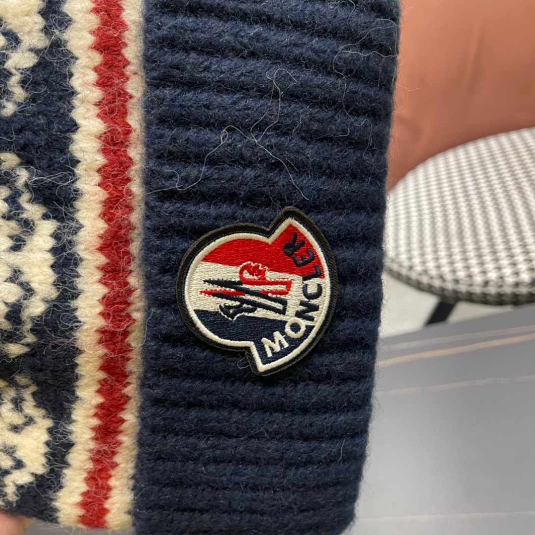   【MONCELER蒙口】秋冬新款可爱大毛球针织毛线帽，出街超好搭配！