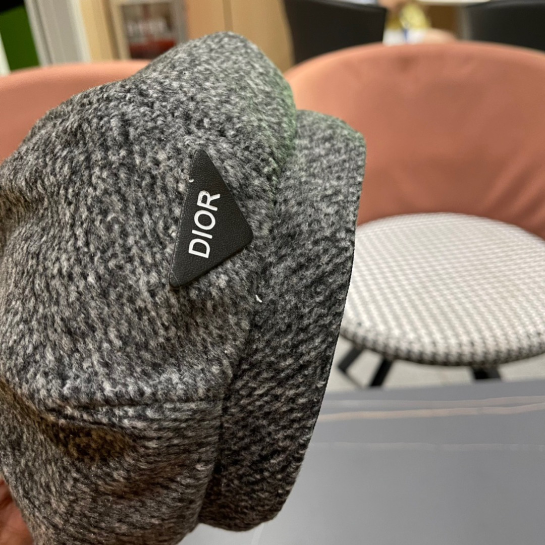 DIOR迪奥美式小众设计品牌百搭画家帽贝雷帽子女春秋时尚潮