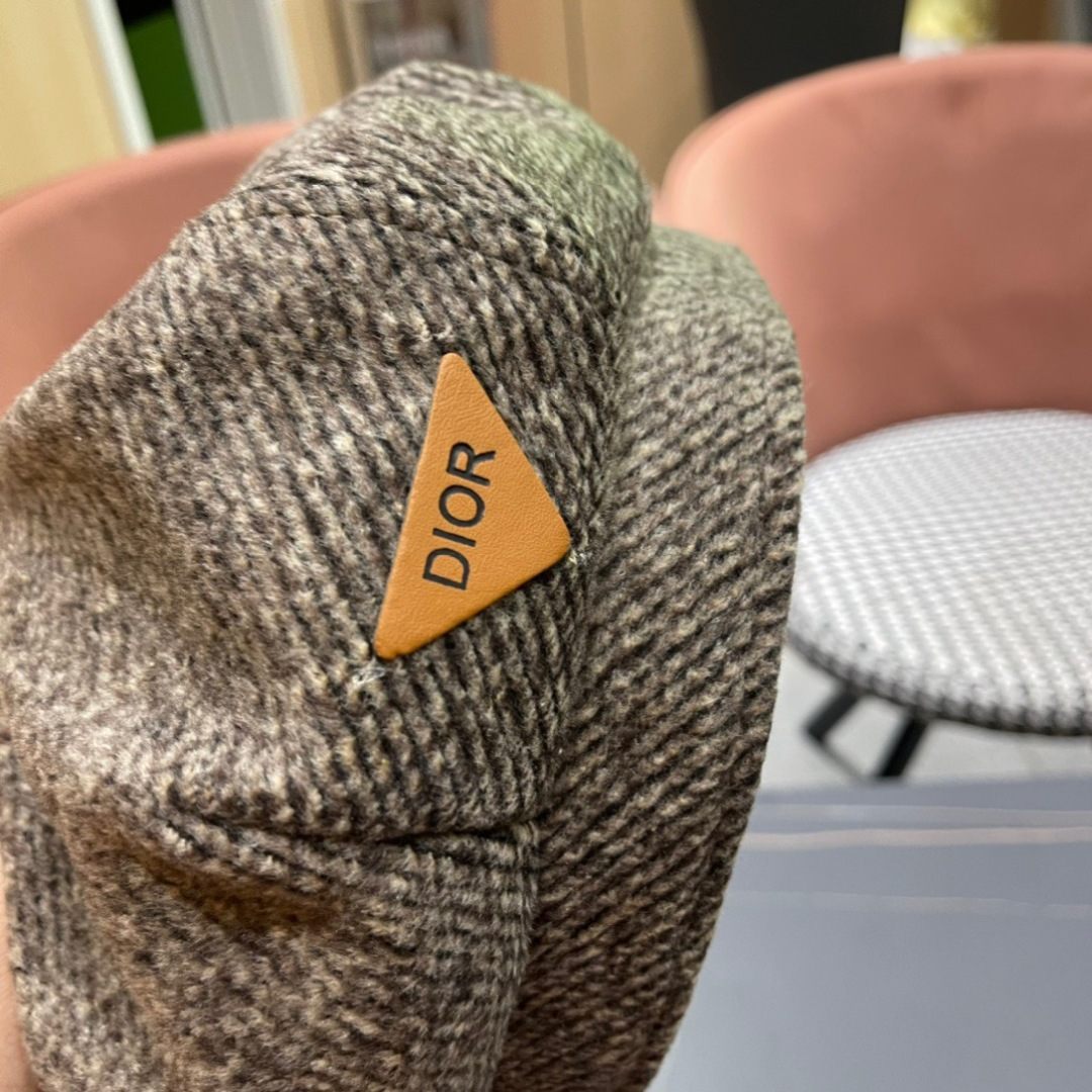 DIOR迪奥美式小众设计品牌百搭画家帽贝雷帽子女春秋时尚潮