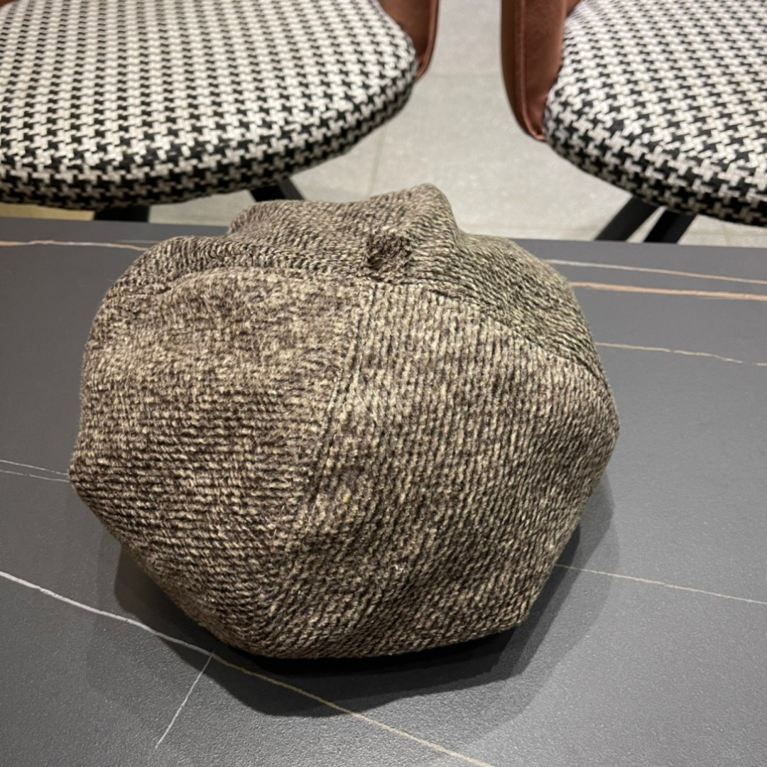 DIOR迪奥美式小众设计品牌百搭画家帽贝雷帽子女春秋时尚潮