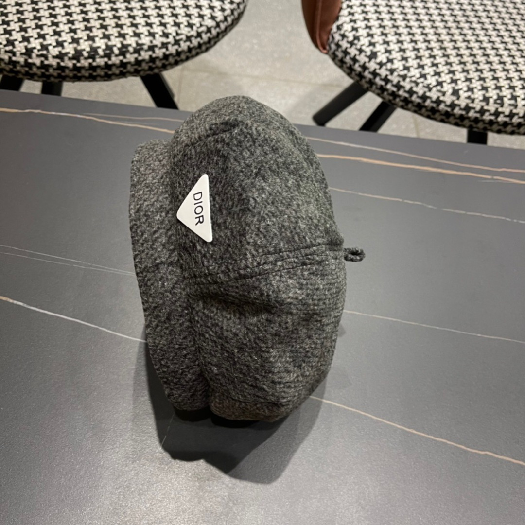 DIOR迪奥美式小众设计品牌百搭画家帽贝雷帽子女春秋时尚潮