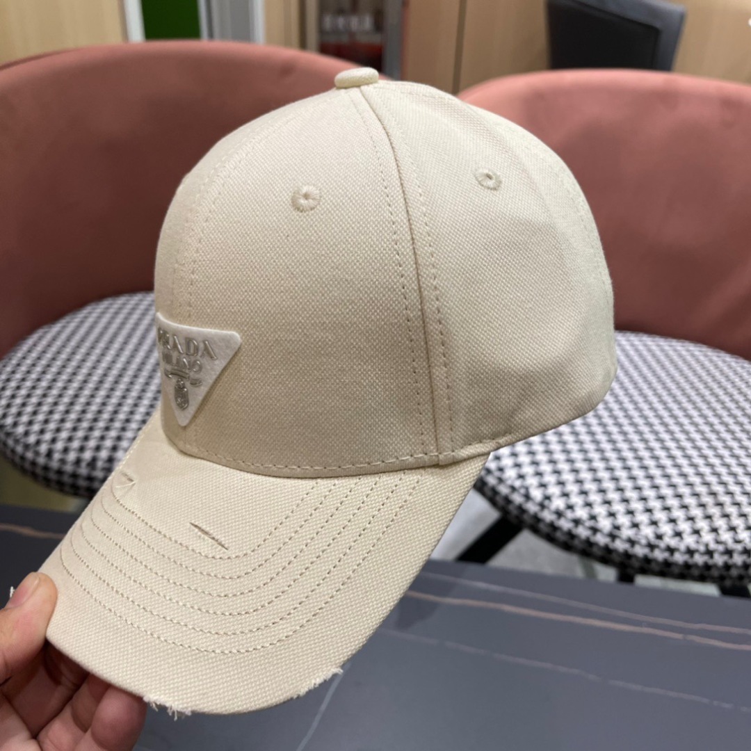  普拉达 ¥RADA 新品棒球帽时尚潮流，高端做工！细节看实拍哦