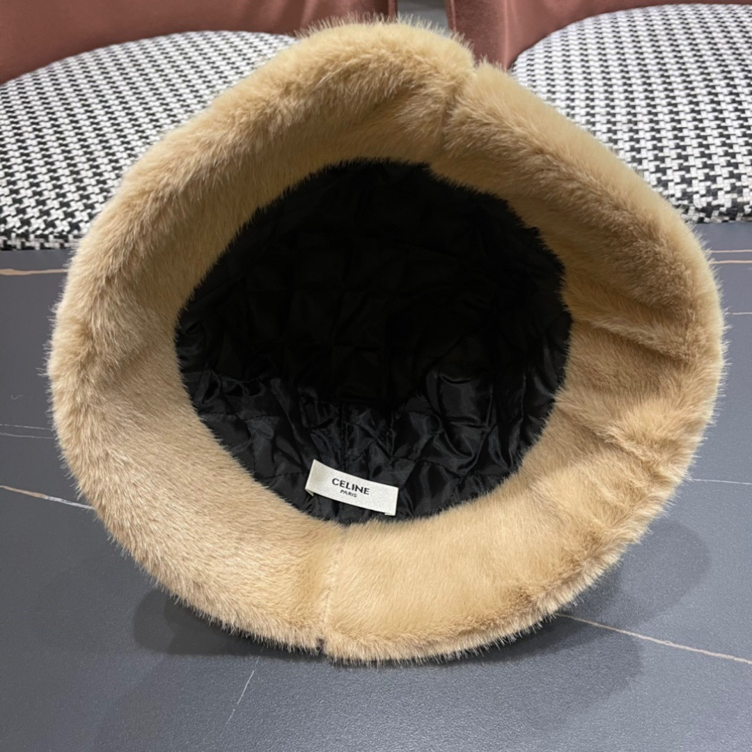  赛琳CELINE新款豹纹毛绒渔夫帽，最好品质的，休闲大方，简约时尚，大家自己对比哦