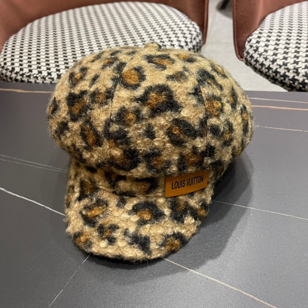 NO:364829,Louis Vuitton Baseball Cap Louis Vuitton's new leopard print plush beret in autumn and winter, heavy industry creates high-end and atmospheric, versatile and universal for both men and women!  Run volume!  Hat fisherman hat baseball hat knit hat, hat, louis vuitton, louis vuitton, espadrilles,hats路易威登棒球帽 LouisVuitton秋冬季新款豹纹毛绒贝雷帽,重工打造高端大气,百搭款男女通用！跑量！帽子渔夫帽棒球帽针织帽,帽子,louis vuitton,louis vuitton,espadrilles,hats,hat