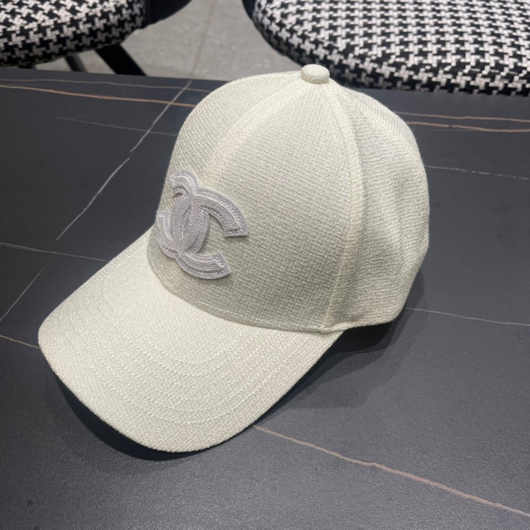 
香奈儿CHANEL 2024新春棒球帽，logo小香经典简约，时尚休闲设计 跑量新品