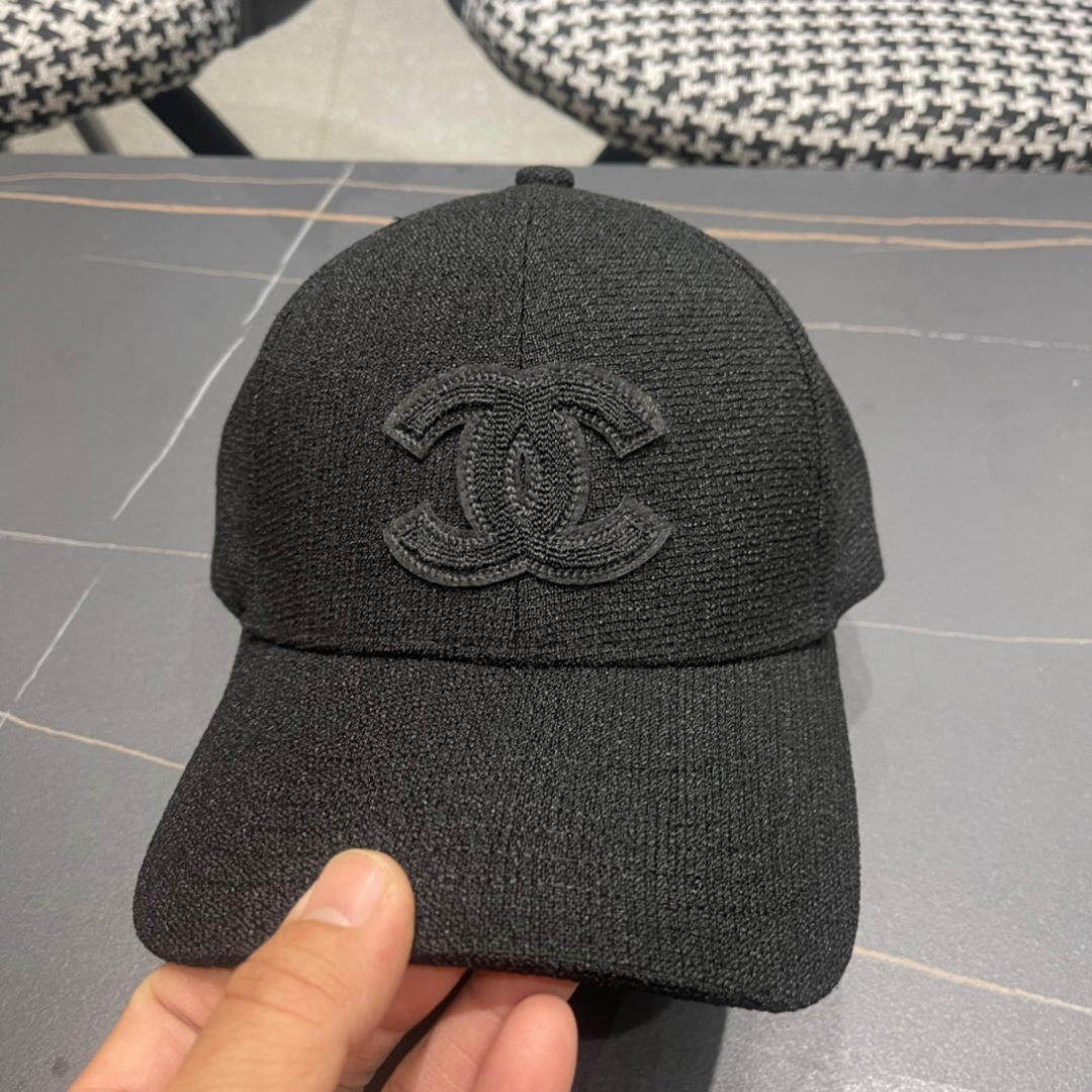 
香奈儿CHANEL 2024新春棒球帽，logo小香经典简约，时尚休闲设计 跑量新品