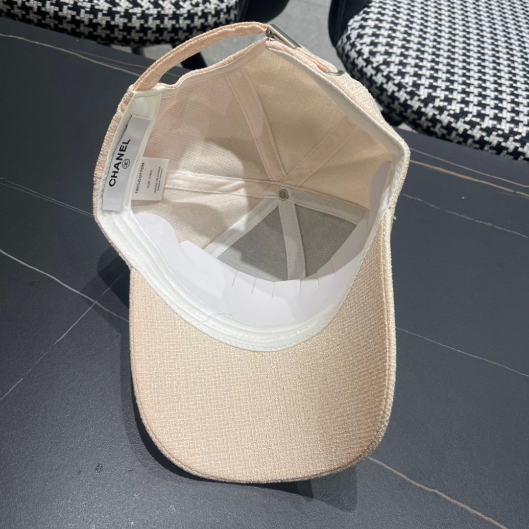 
香奈儿CHANEL 2024新春棒球帽，logo小香经典简约，时尚休闲设计 跑量新品