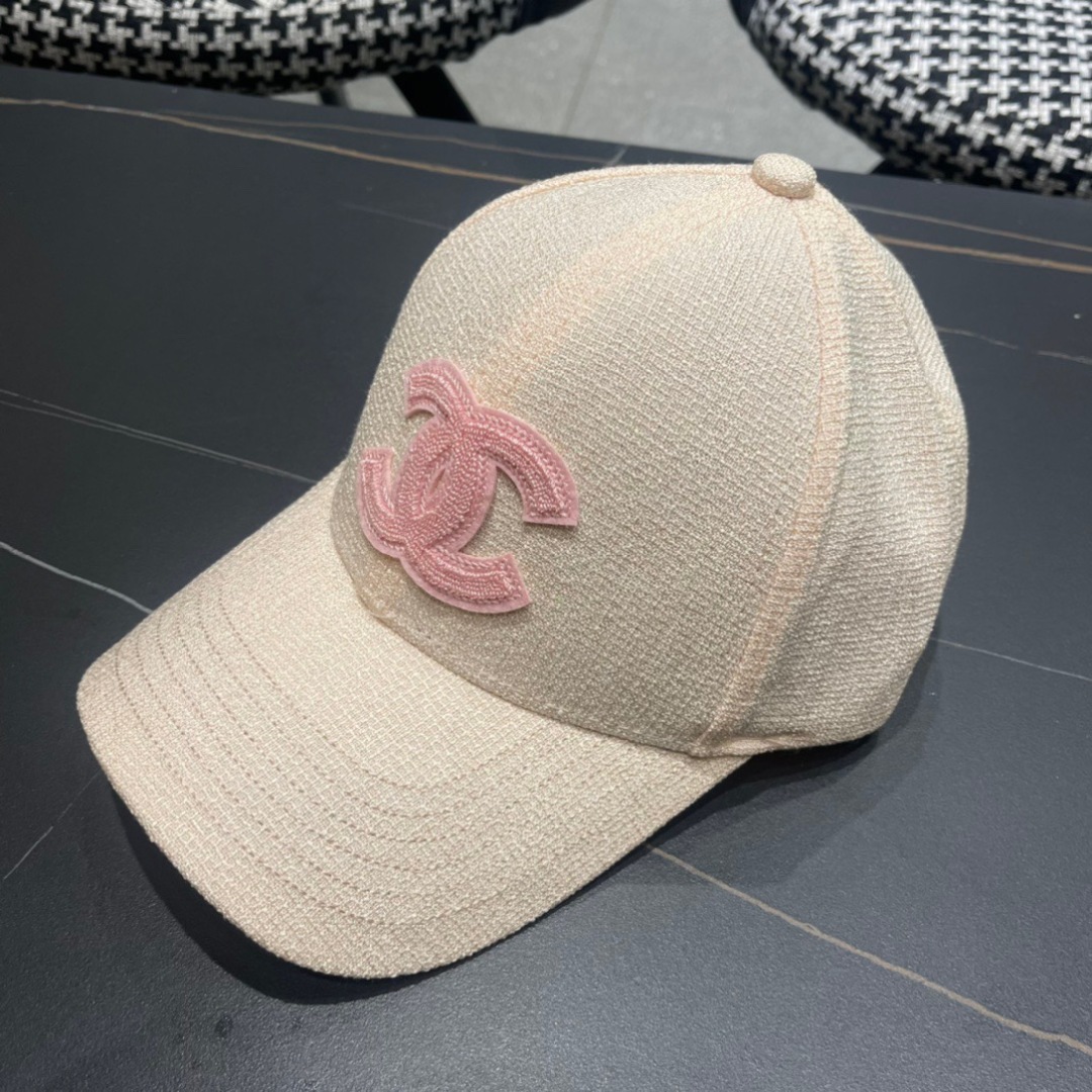 
香奈儿CHANEL 2024新春棒球帽，logo小香经典简约，时尚休闲设计 跑量新品