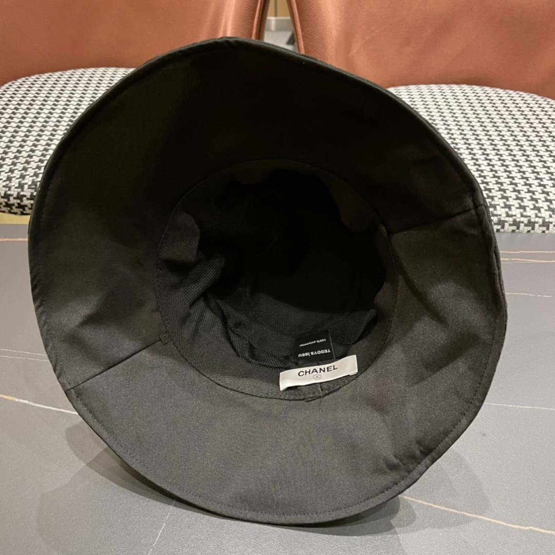 【Chanel香奈儿】2024新款大沿遮阳渔夫帽～简约大气遮阳效果一绝、随意折叠都不会变形