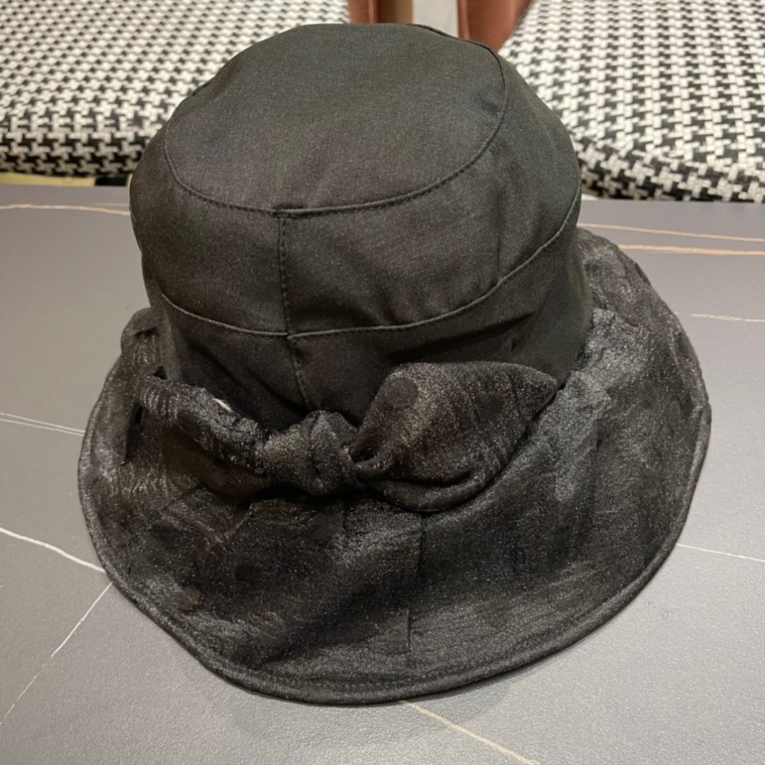 【Chanel香奈儿】2024新款大沿遮阳渔夫帽～简约大气遮阳效果一绝、随意折叠都不会变形