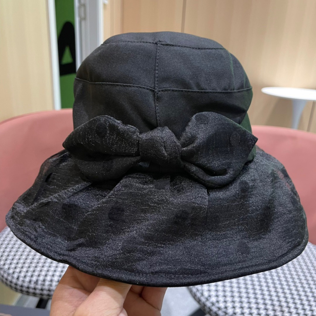 【Chanel香奈儿】2024新款大沿遮阳渔夫帽～简约大气遮阳效果一绝、随意折叠都不会变形