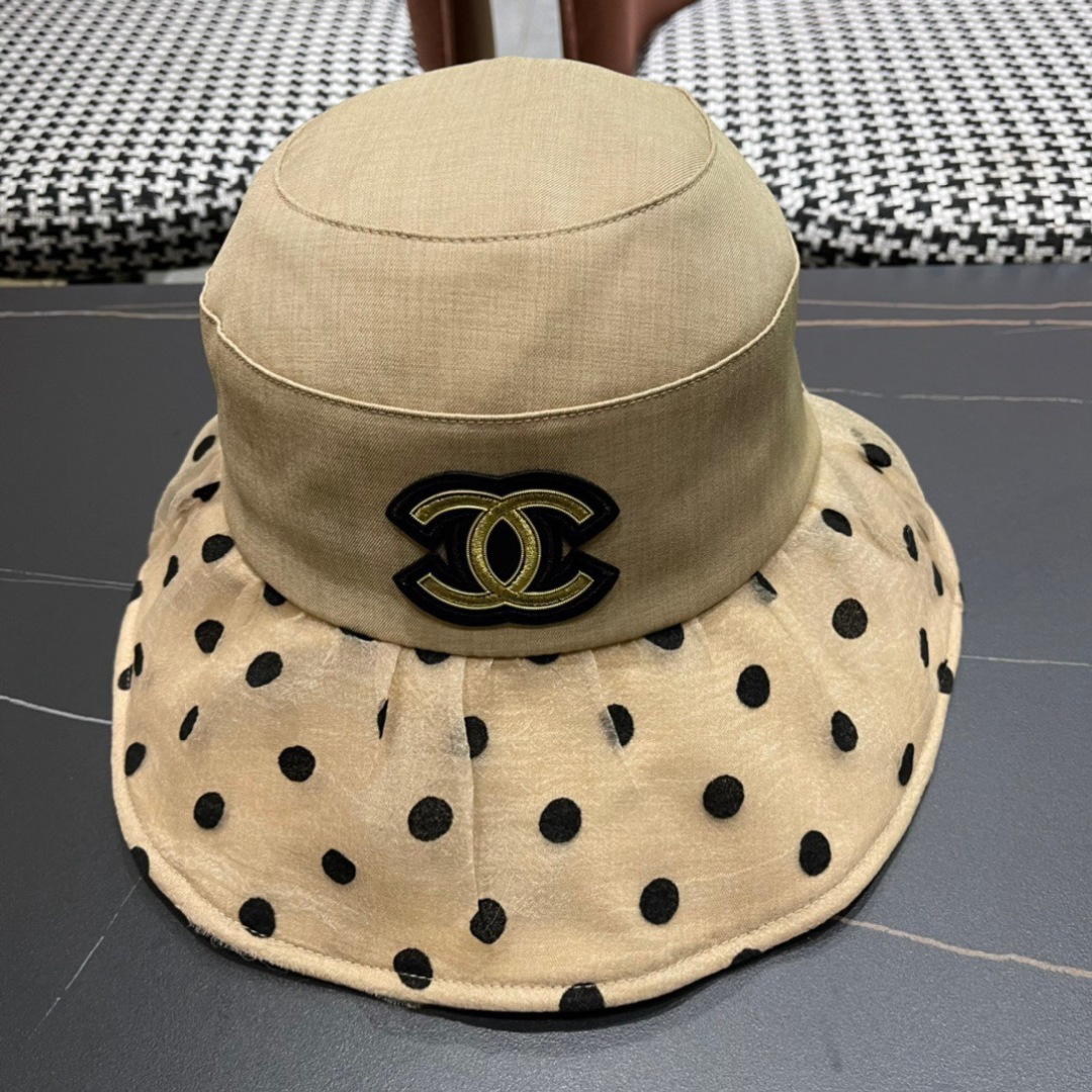 【Chanel香奈儿】2024新款大沿遮阳渔夫帽～简约大气遮阳效果一绝、随意折叠都不会变形