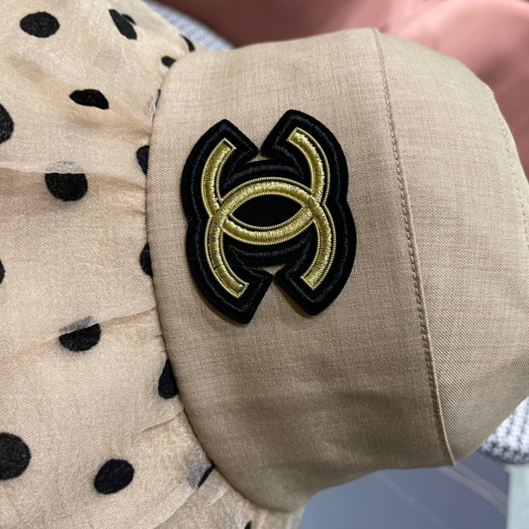 【Chanel香奈儿】2024新款大沿遮阳渔夫帽～简约大气遮阳效果一绝、随意折叠都不会变形