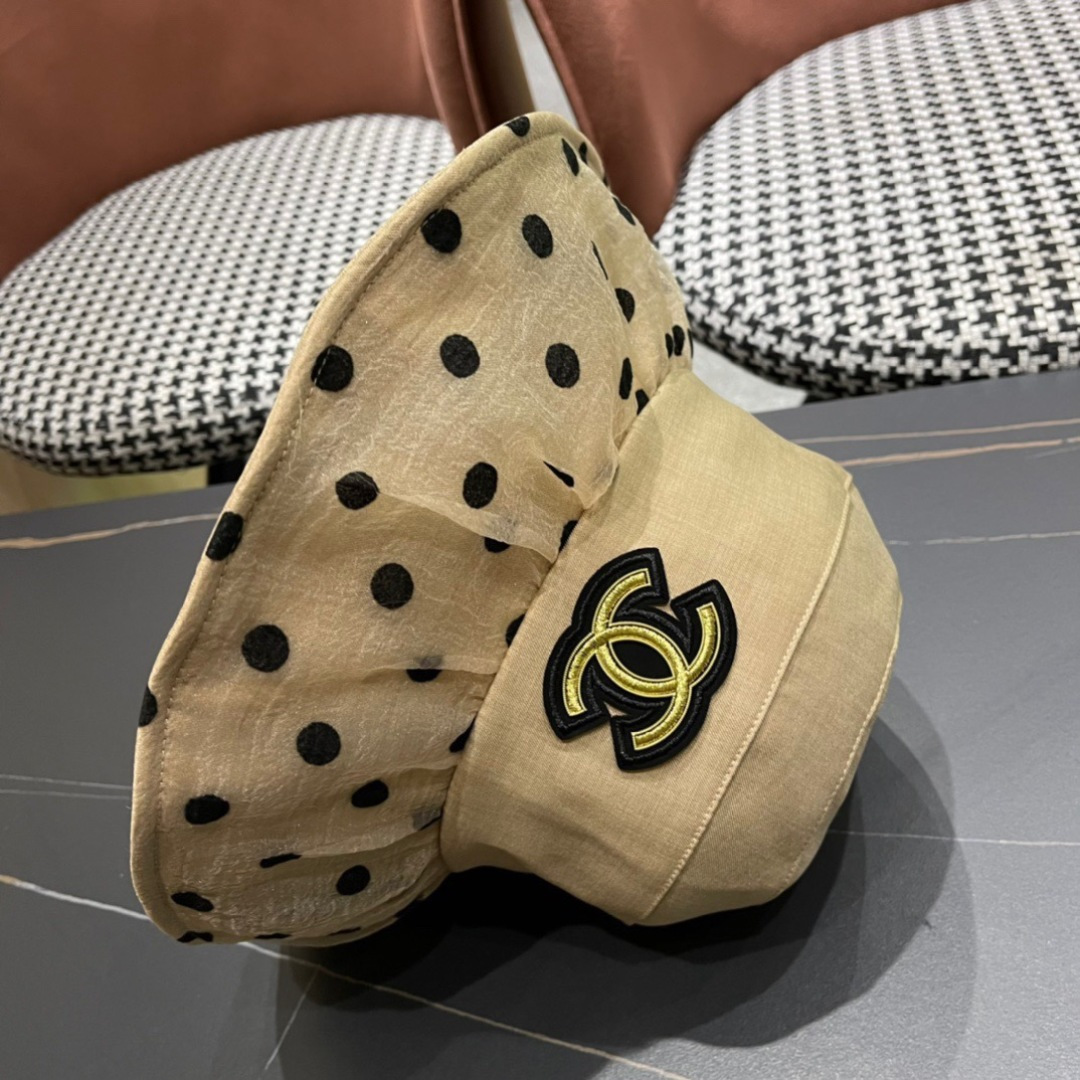 【Chanel香奈儿】2024新款大沿遮阳渔夫帽～简约大气遮阳效果一绝、随意折叠都不会变形