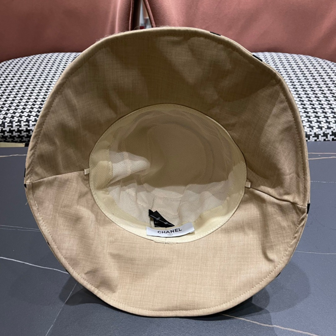 【Chanel香奈儿】2024新款大沿遮阳渔夫帽～简约大气遮阳效果一绝、随意折叠都不会变形