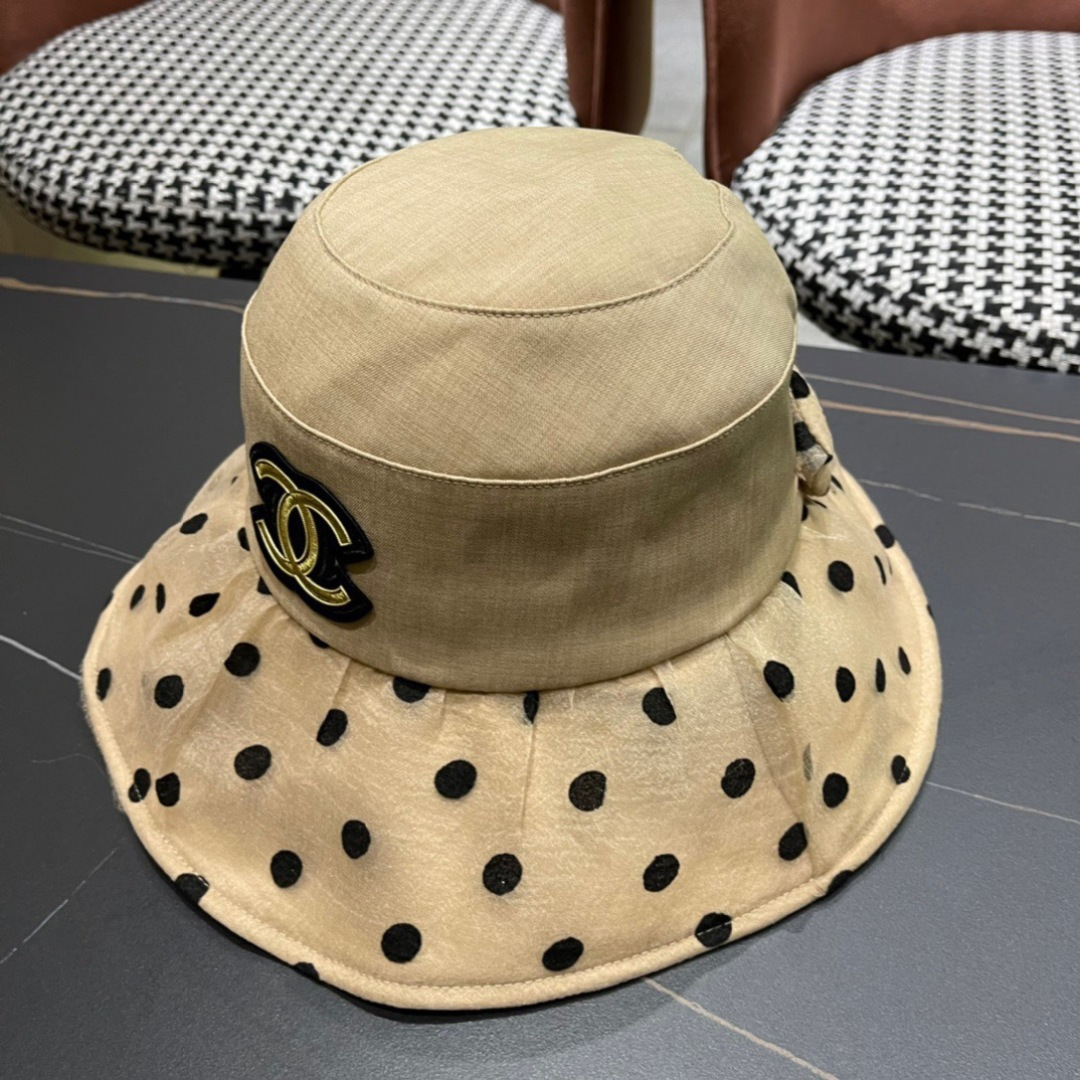 【Chanel香奈儿】2024新款大沿遮阳渔夫帽～简约大气遮阳效果一绝、随意折叠都不会变形
