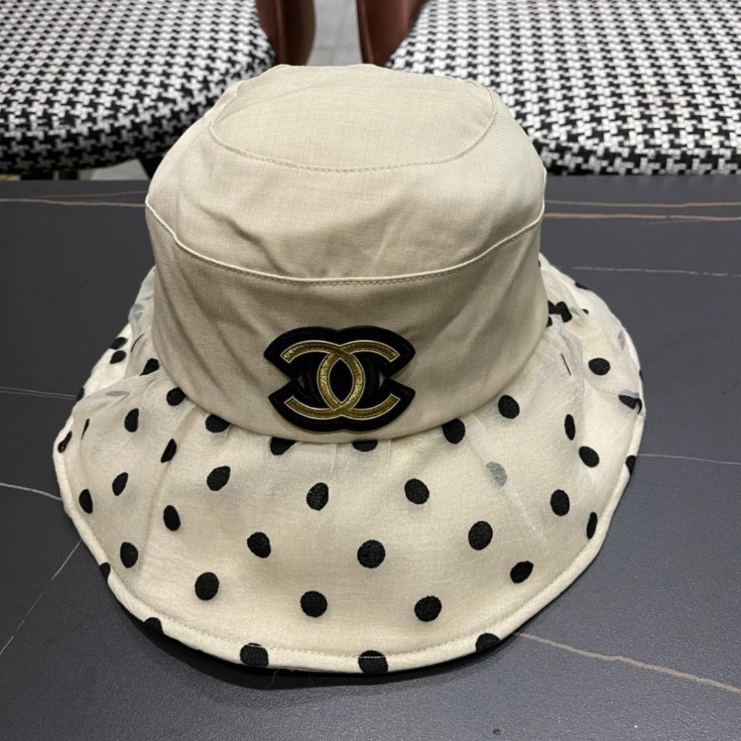 【Chanel香奈儿】2024新款大沿遮阳渔夫帽～简约大气遮阳效果一绝、随意折叠都不会变形