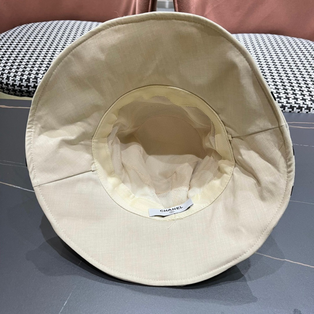 【Chanel香奈儿】2024新款大沿遮阳渔夫帽～简约大气遮阳效果一绝、随意折叠都不会变形