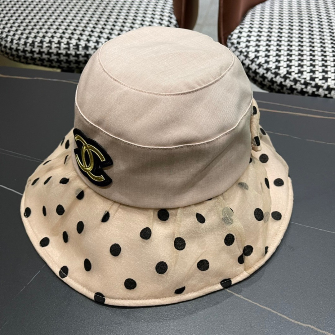 【Chanel香奈儿】2024新款大沿遮阳渔夫帽～简约大气遮阳效果一绝、随意折叠都不会变形